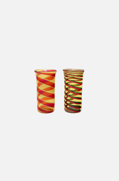 Flute Swirl Glass