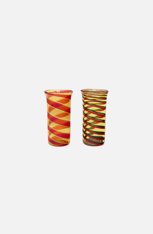 Flute Swirl Glass