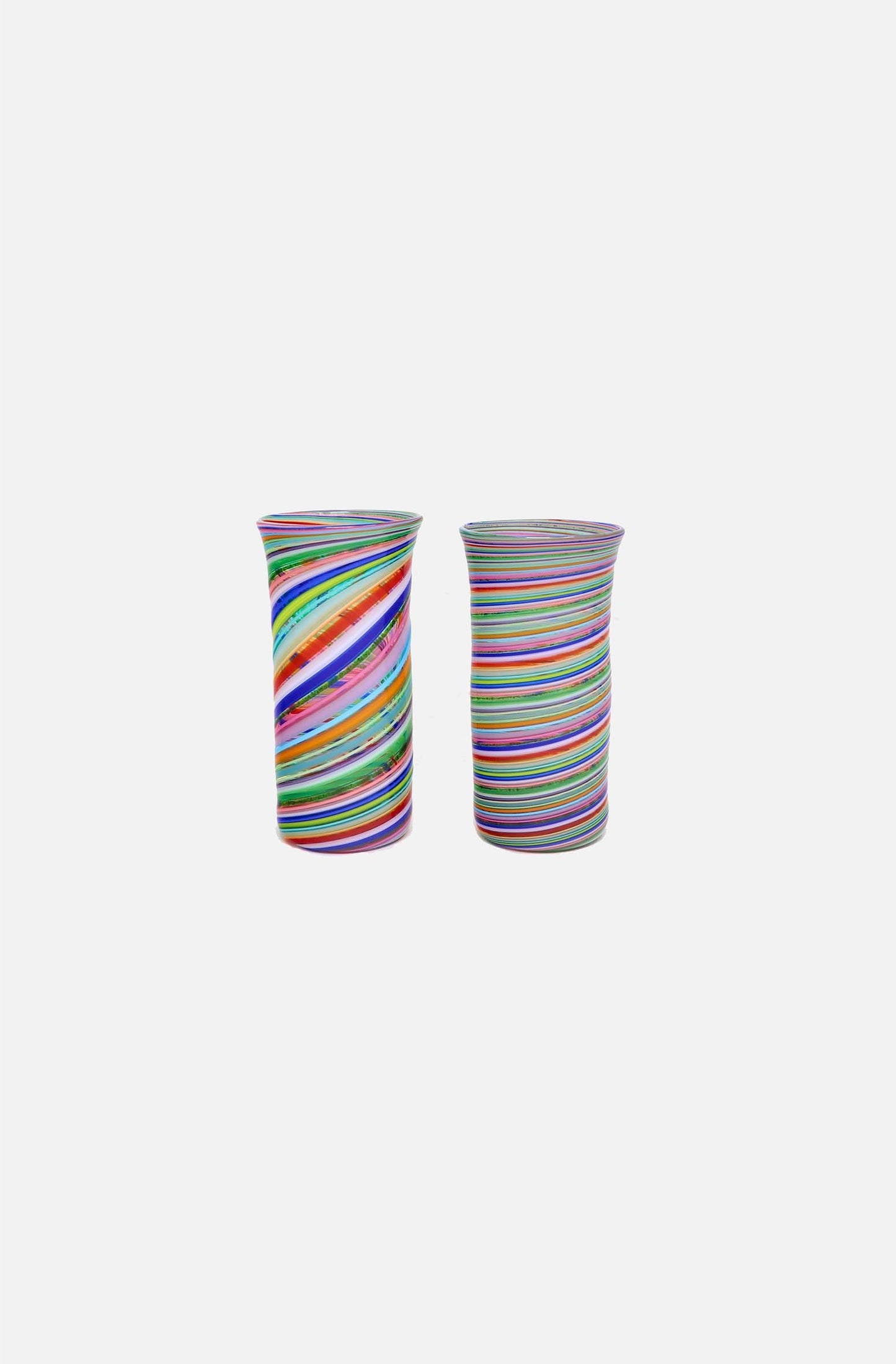 Flute Swirl Glass