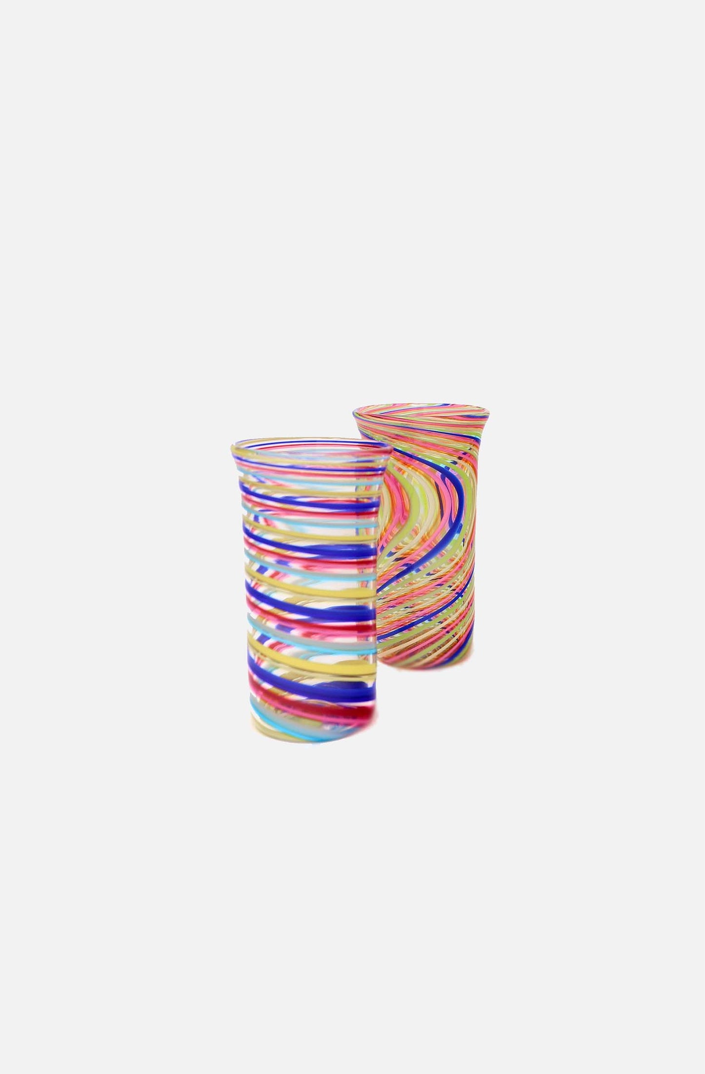 Flute Swirl Glass