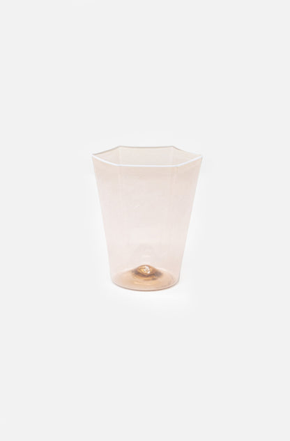 Hexagonal Water Glass Pesca