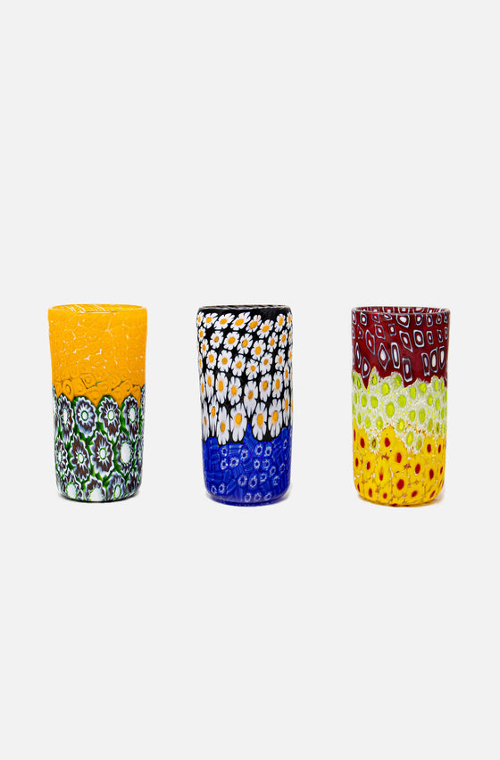 Murano Slim Tall Mosaic Glass