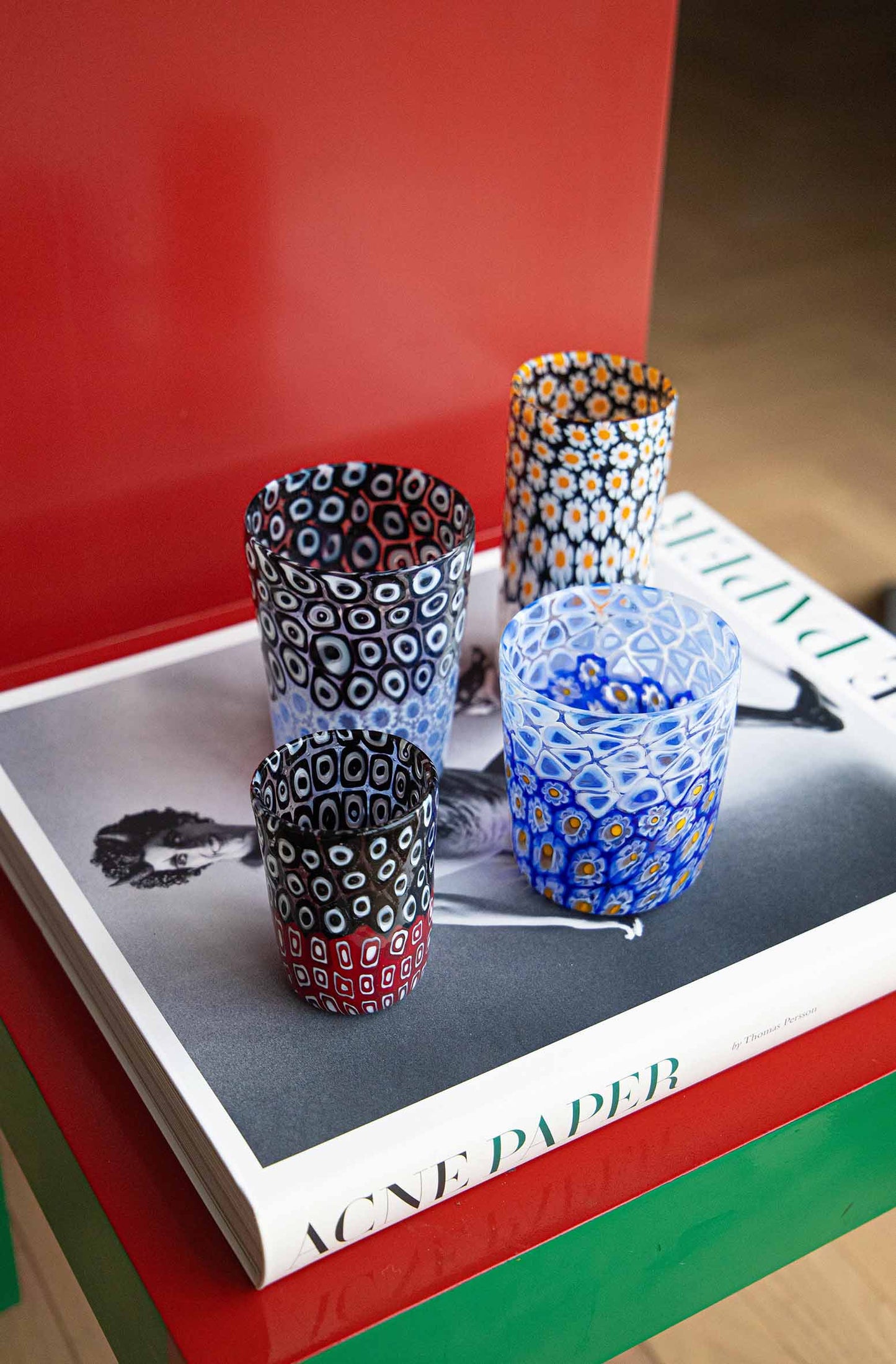 Mosaic Slim Murano Glass