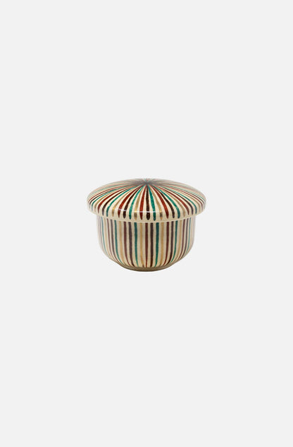 Striped Ceramic Pot