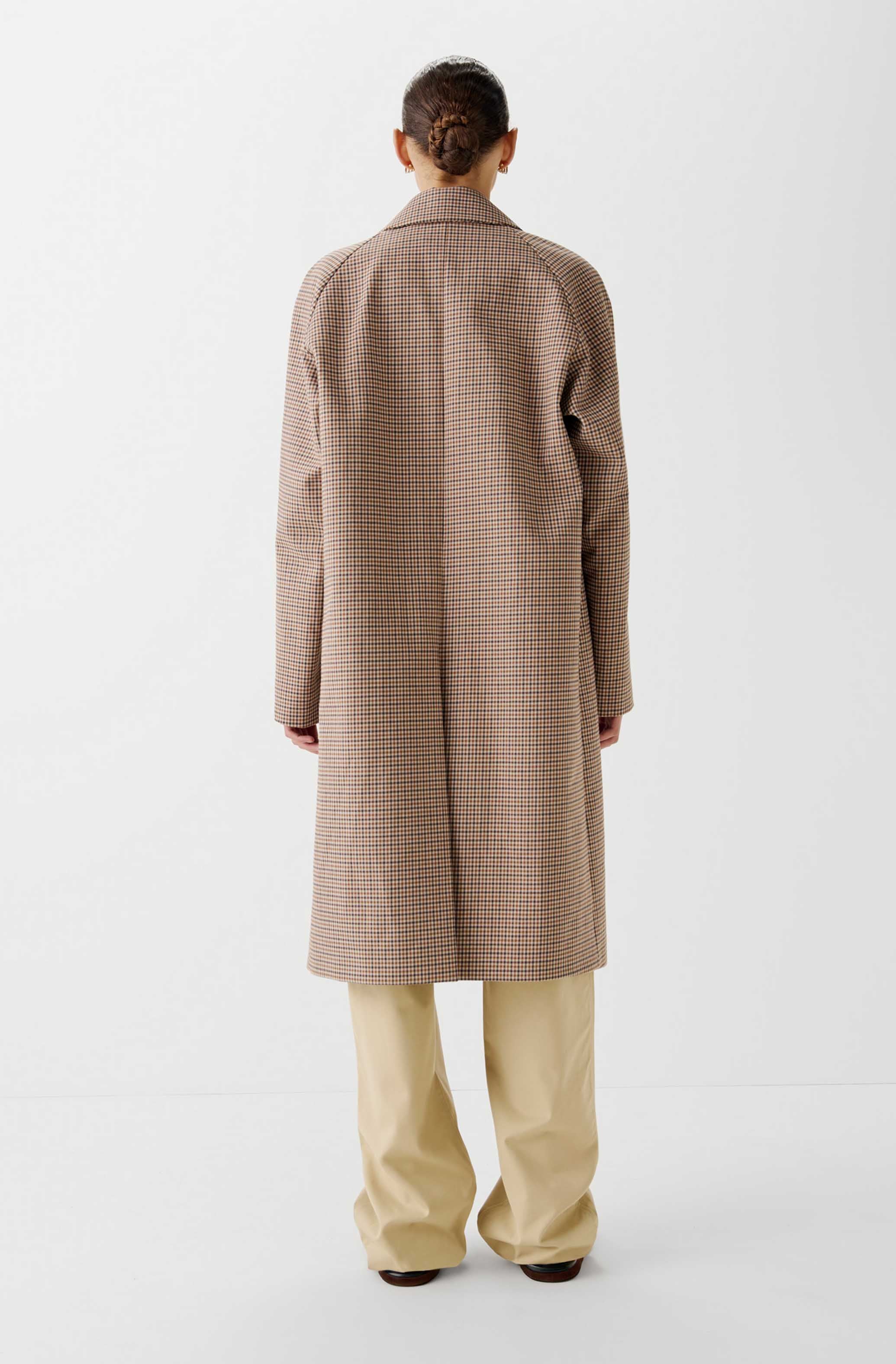 セオリー　Tailor Check CL Car Coat B The Clement Car Coat – Alex Eagle Studio