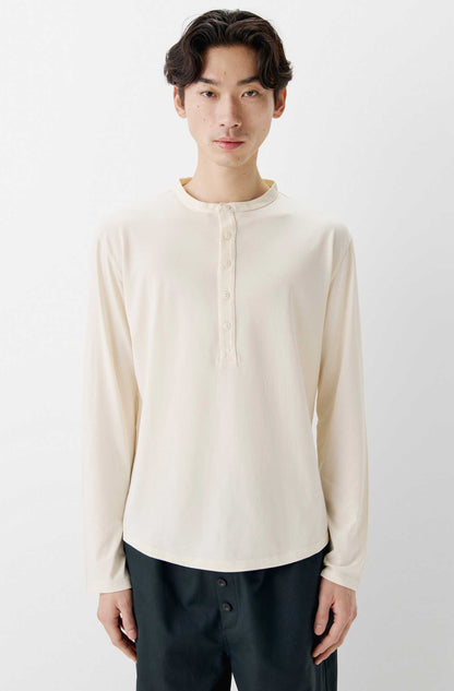 The Silk Henley Top
