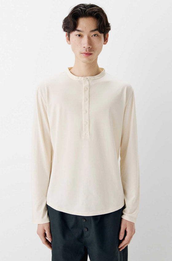 The Silk Henley Top