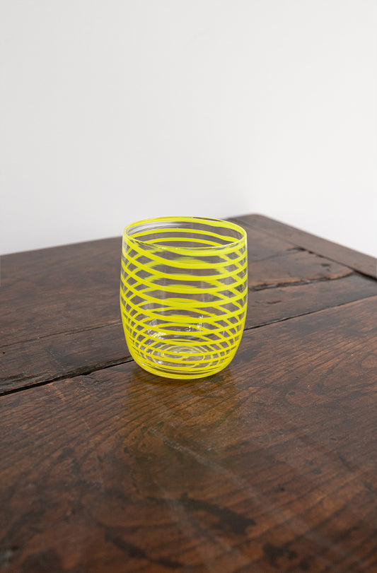 Eagle & Hodges Yellow Swirl Tumbler