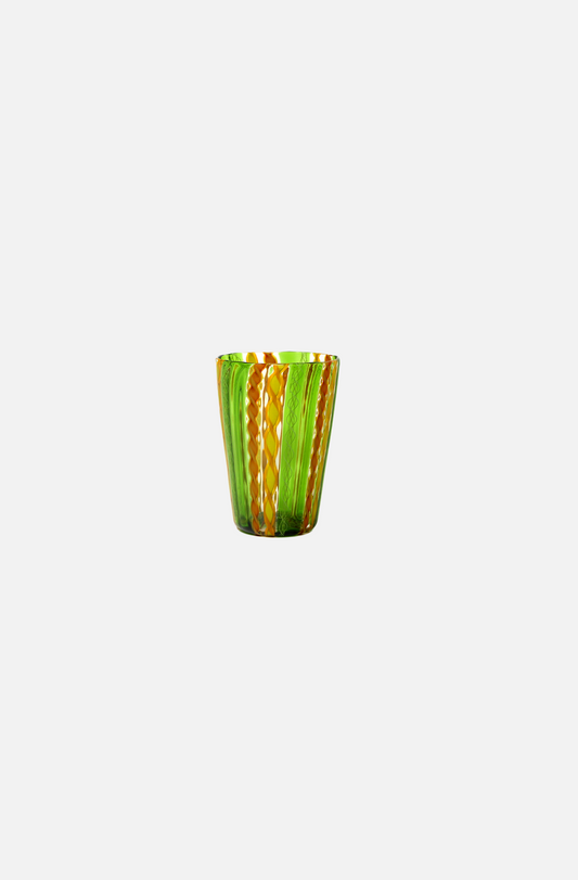 Zanfirico Murano Tumbler - G/G/O/O