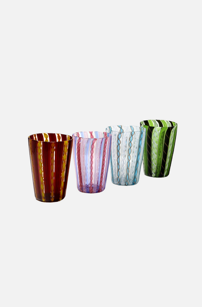 Zanfirico Murano Tumbler - R/O