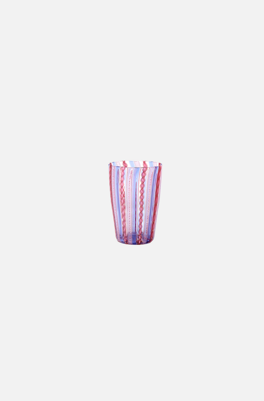 Zanfirico Murano Tumbler - PINK/VIOLET