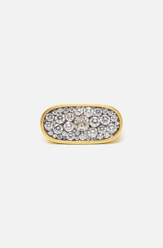 Diamond Cartouche Ring