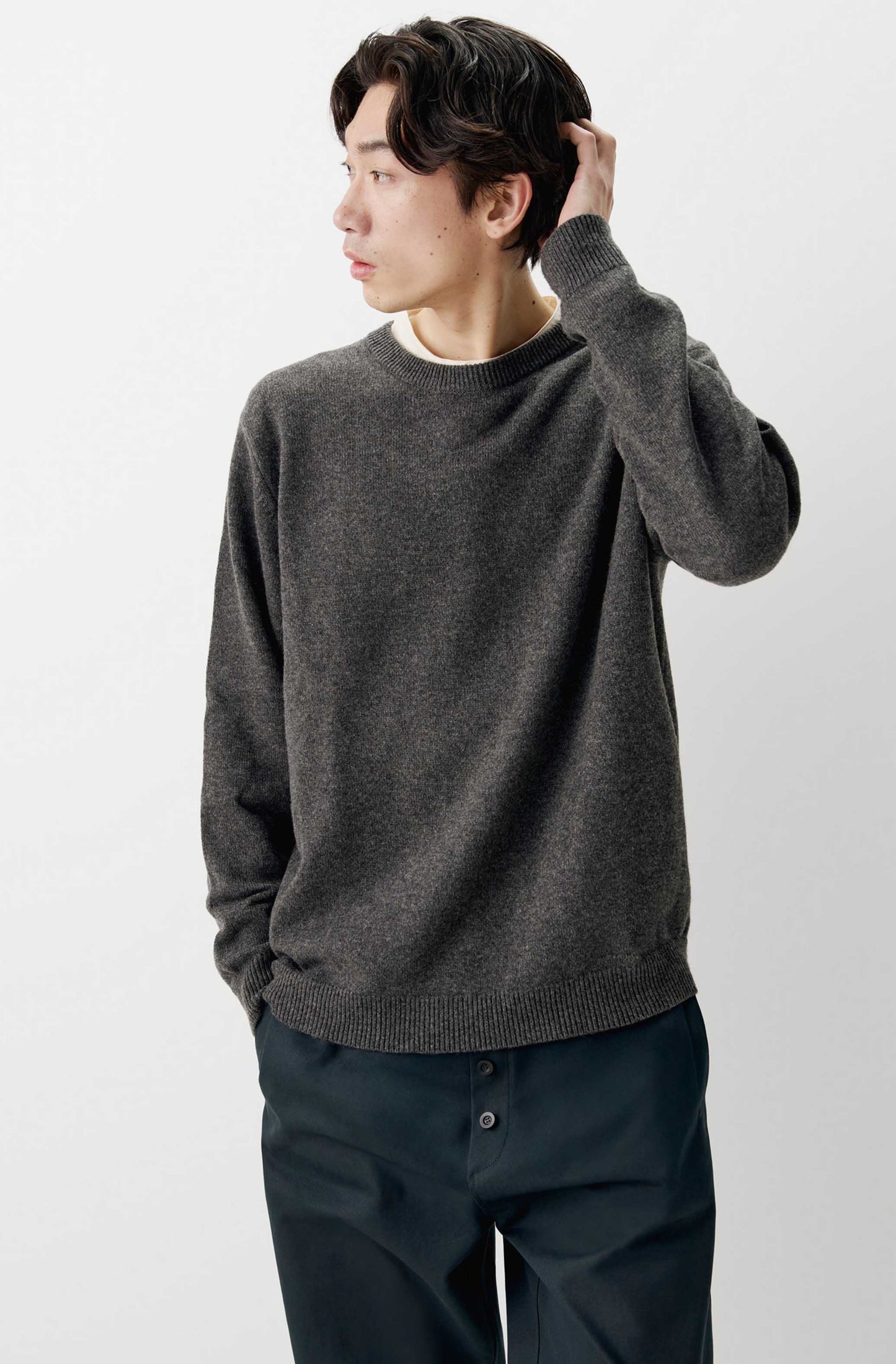 The Men's Classic Cashmere Crew Neck