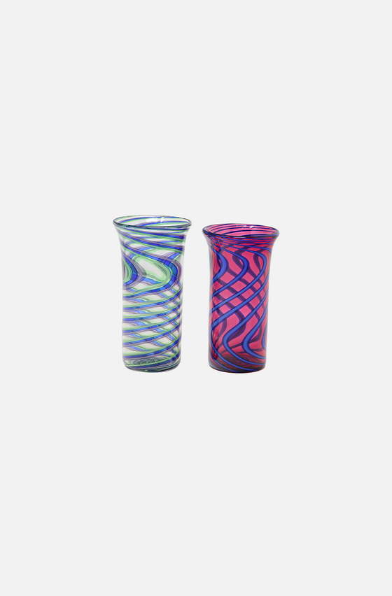 Flute Swirl Glasses