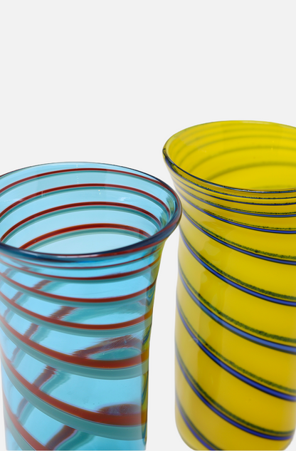 Flute Swirl Glasses