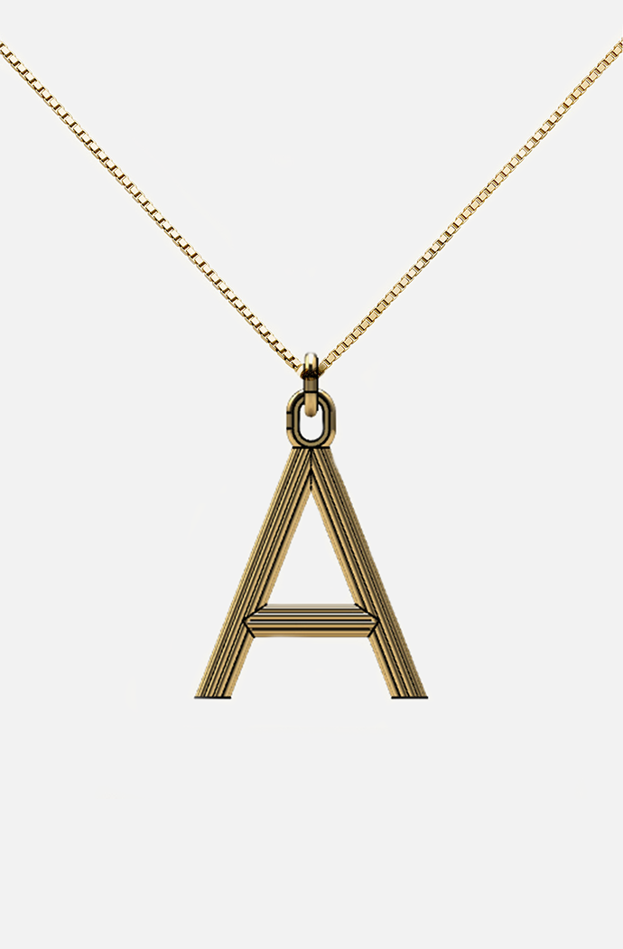 Large Alphabet Necklace