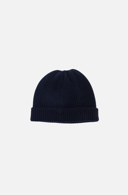 Cashmere Ribbed Beanie