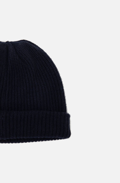 Cashmere Ribbed Beanie