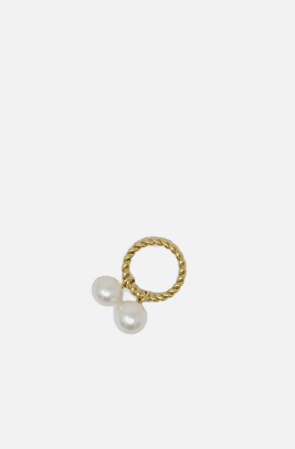 Double Pearl Bobble Ring