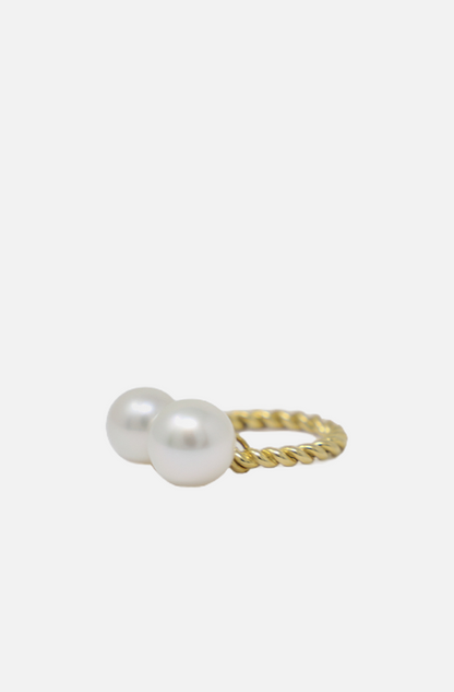 Double Pearl Bobble Ring