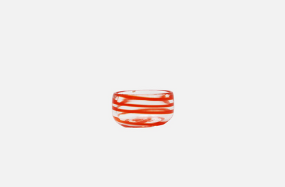 Eagle & Hodges Orange Swirl Pinch Pot