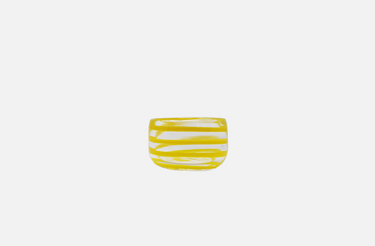 Eagle & Hodges Orange Swirl Pinch Pot