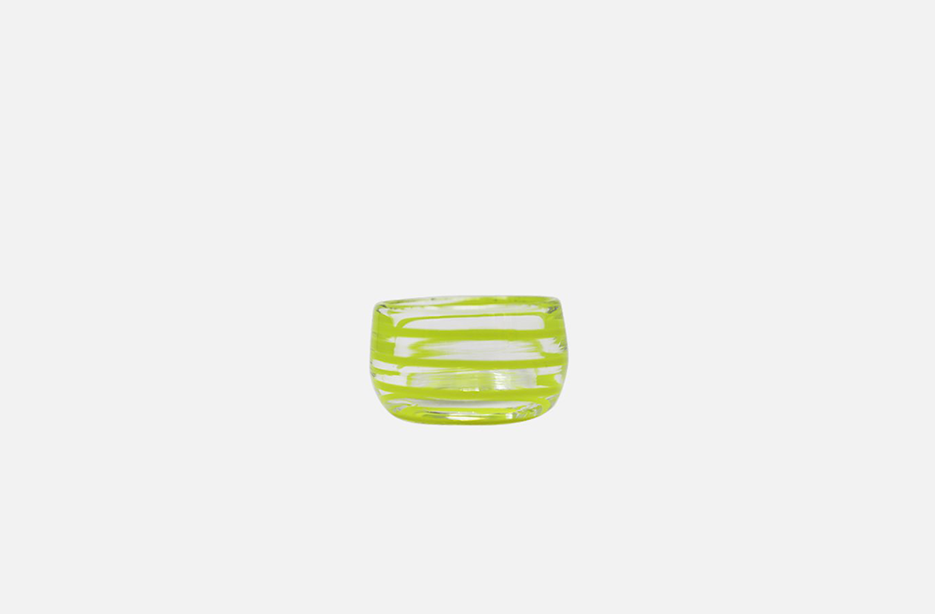 Eagle & Hodges Orange Swirl Pinch Pot