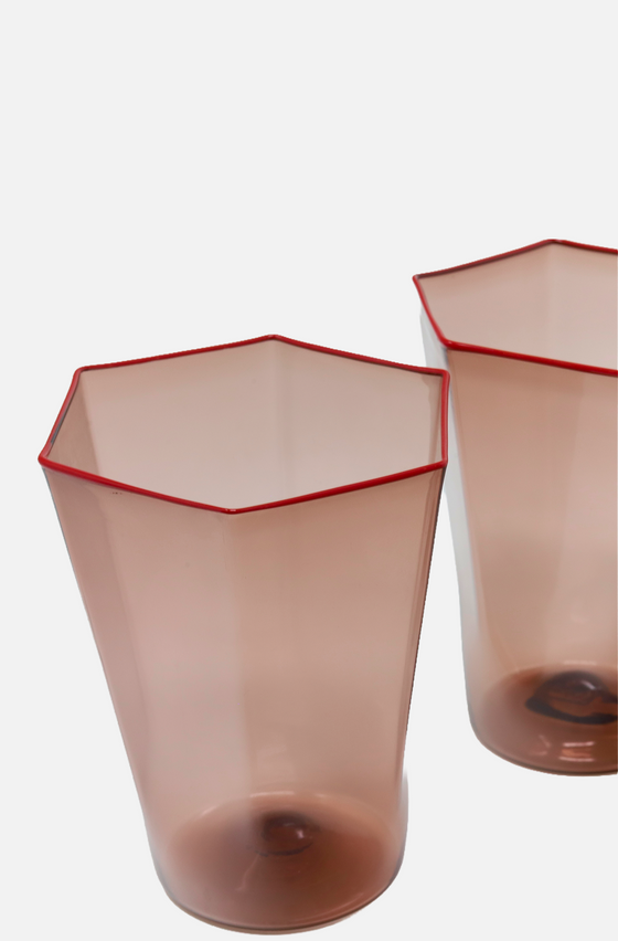 Hexagonal Water Glass