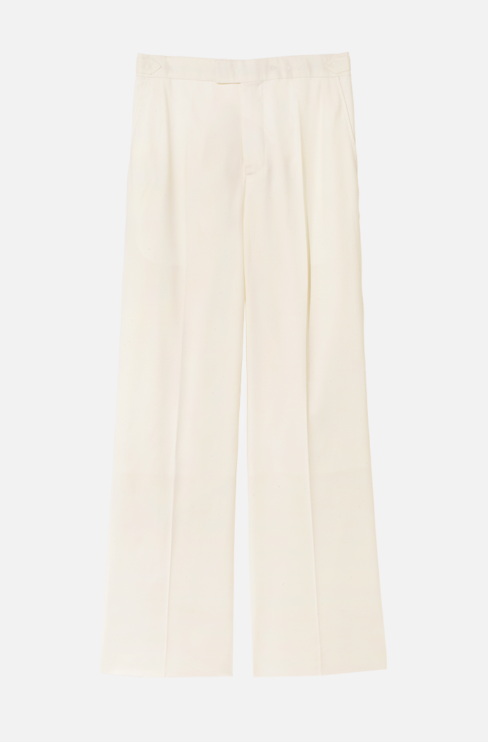 The White Tuxedo Trousers