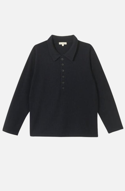 Classic Cashmere Button Down Polo