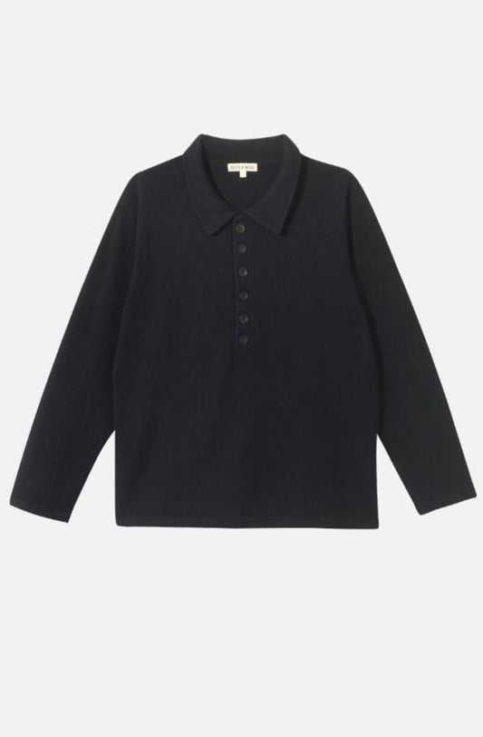 Classic Cashmere Button Down Polo