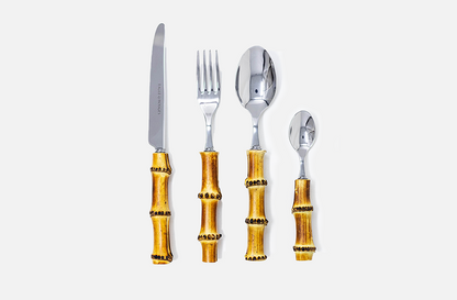 Eagle & Hodges Rustic Bamboo Cutlery Set