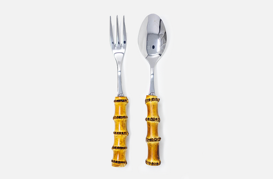 Eagle & Hodges Rustic Bamboo Serving Set