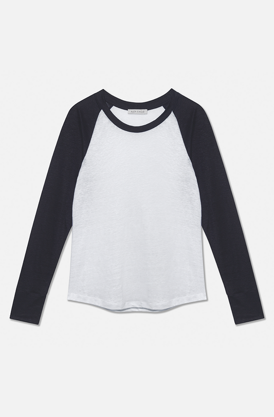 Linen Jersey Raglan T-shirt